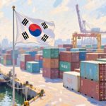 对比：10月韩国出口596亿美元！对美国出口87亿，对中国出口多少?-微七七资讯